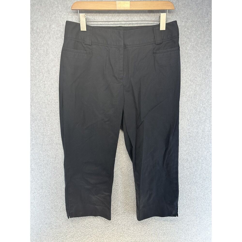 Apt 9 Womens Capri Pants Size 8 Black 22" Inseam with Pockets